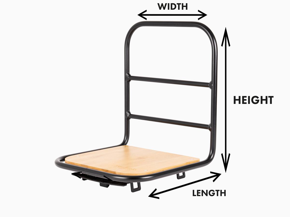 Measurement instruction of a crate in a studio