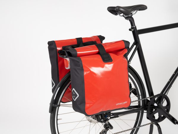 red panniers