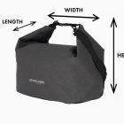 A Epic travel bag with measurments