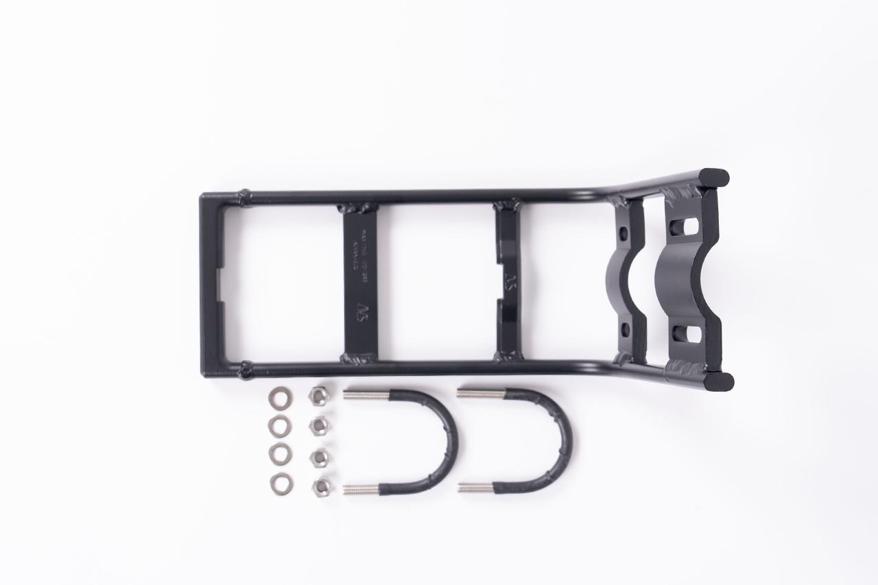 black front carrier in a studio