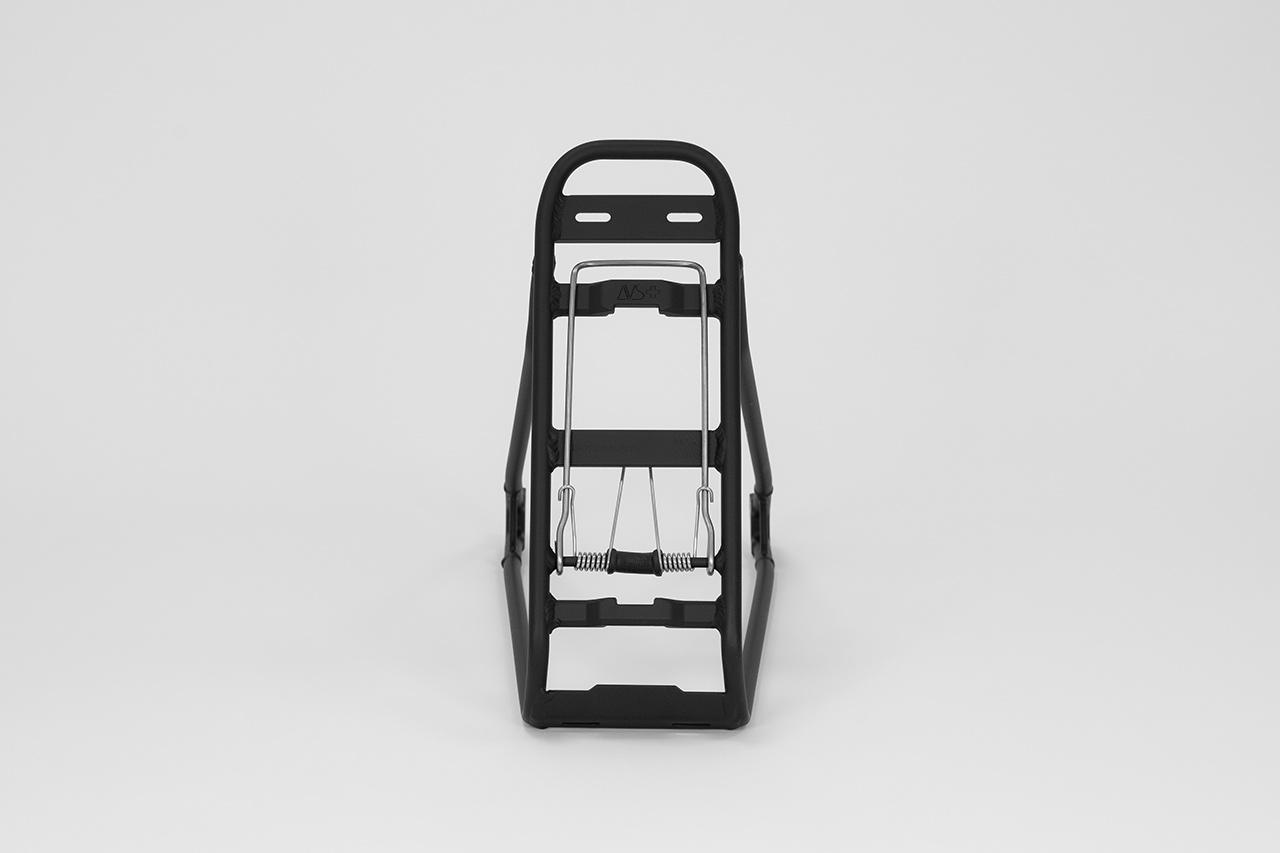 Black carrier in a studio