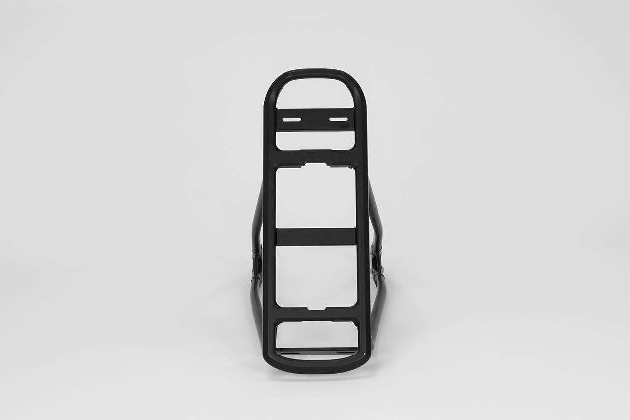 Black carrier in a studio