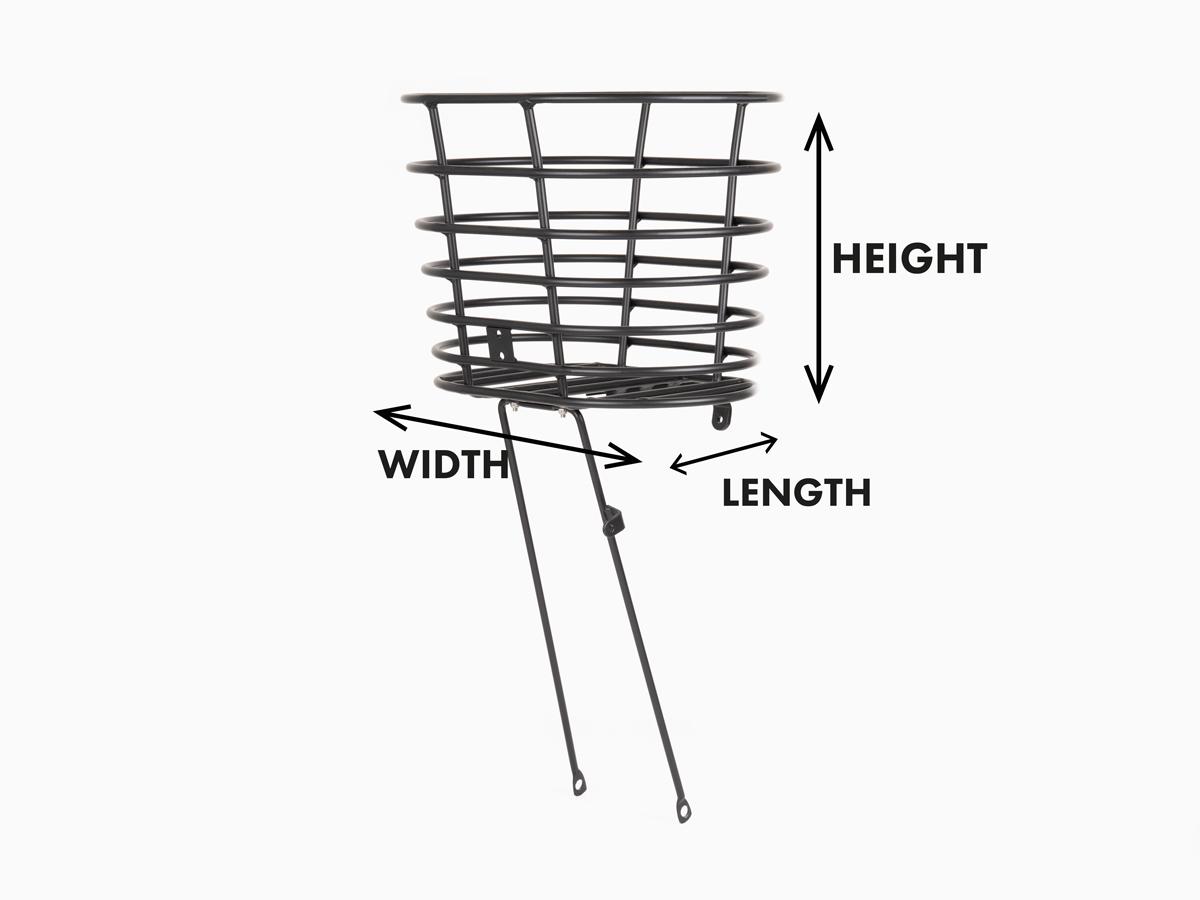 Measurement instruction of a basket in a studio